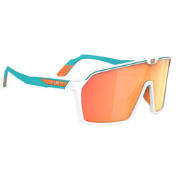 Sunglasses Spinshield white emerald/multilaser orange